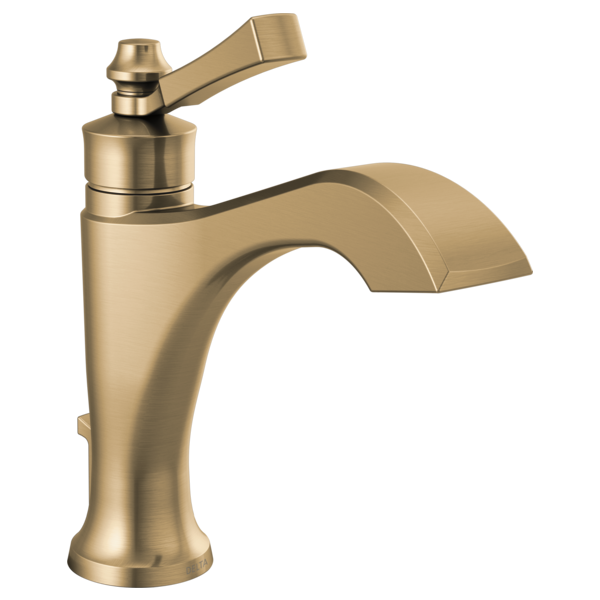 Dorval 1-Lever Hndl Lav Faucet in Champagne Bronze, No Drn
