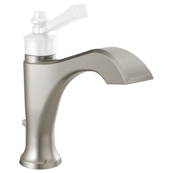 Dorval 1-Lever Hndl Lav Faucet in Stainless w/Drain