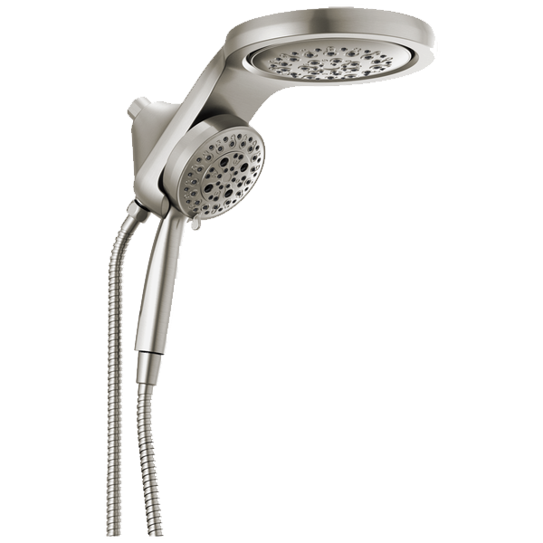 HydroRain 5-Function 2-in-1 Shower In Stainless