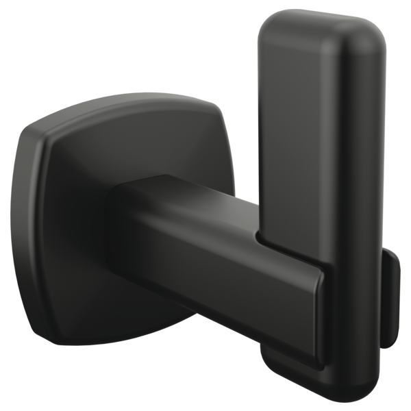 Brizo Allaria Single Robe Hook in Matte Black