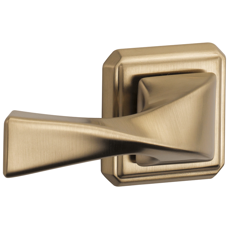 Brizo Virage Front Mount Flush Lever in Gold Luxe