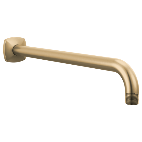 Brizo Allaria 13" Wall Mount Shower Arm & Flange in Luxe Gold