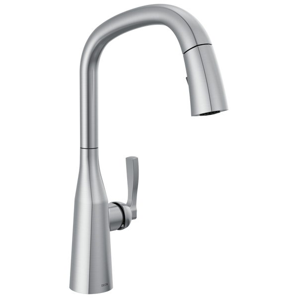 Stryke 1-Handle Pull-Down Kitchen Faucet in Arctic Stainless