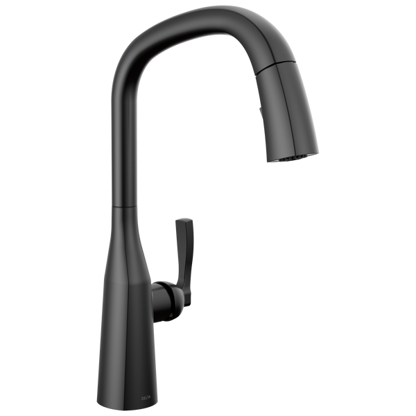 Stryke 1-Handle Pull-Down Kitchen Faucet in Matte Black