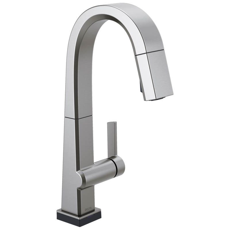 Pivotal 1 Handle Pull Down Bar/Prep Fct w/Touch20 in Arctic