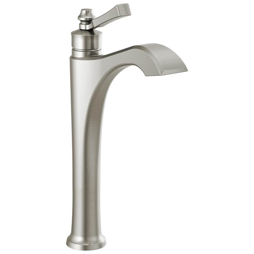 Dorval Single Lever Handle Vessel Faucet in Stainless