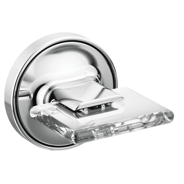 Allaria Wall Mnt Tub Filler Knob Handle in Chrome/Clear (1 pc)