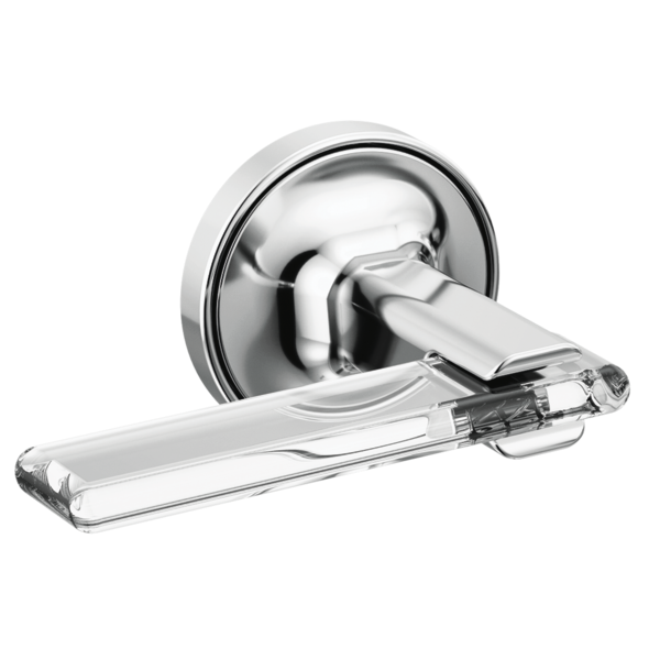 Allaria Wall Mnt Tub Filler Lever Handle Kit in Chrome/Clear
