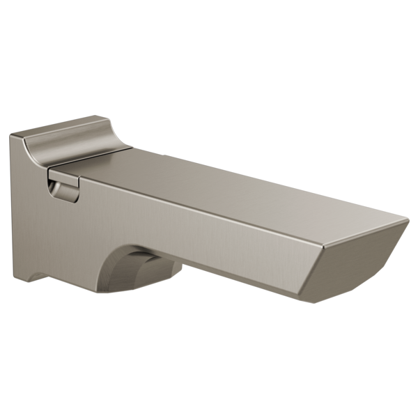Pivotal Pull-Up Diverter Tub Spout in Stainless