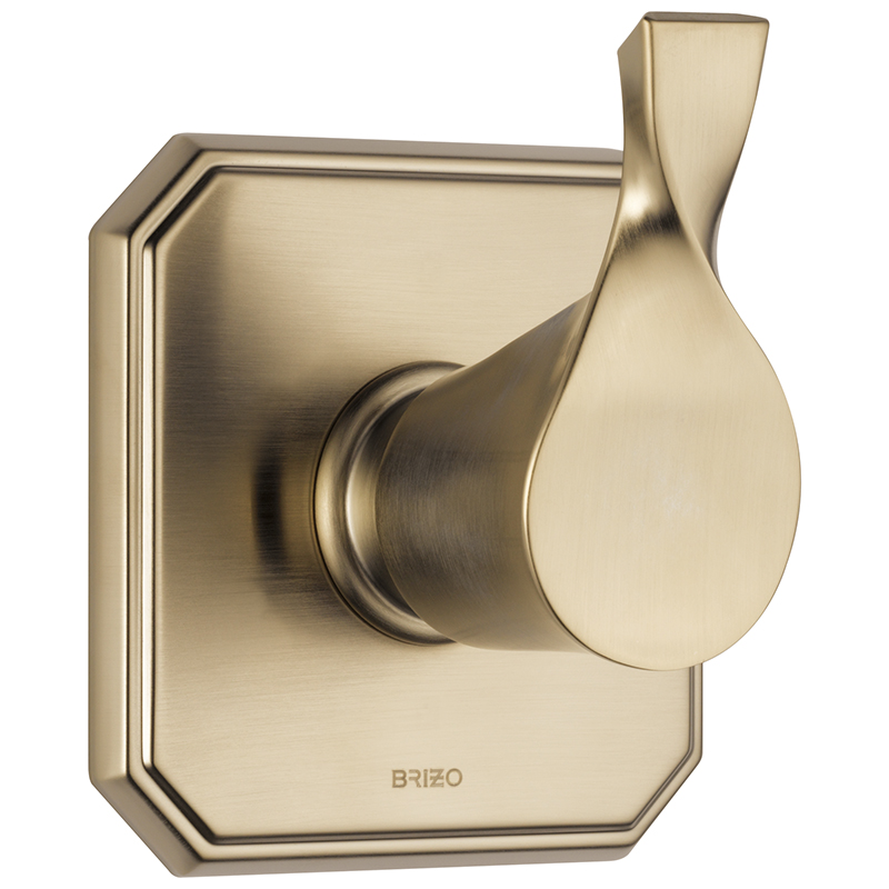 Brizo Virage Diverter Trim Only In Luxe Gold