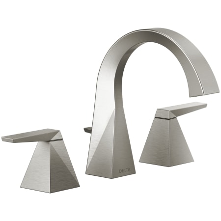 Trillian Widespread Lav Faucet in Stainless w/Pop-Up Drain