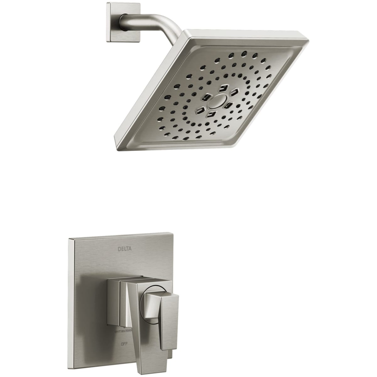Trillian Shower Trim W/Multi-Function Showerhead In Lumicoat Stainless