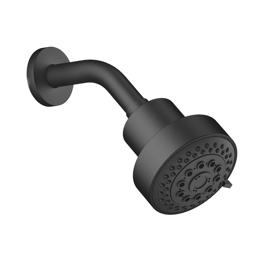 Lisse Multi-Function Showerhead In Black Matte