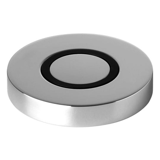 Synch Garbage Disposal Air Switch Button Trim in Chrome