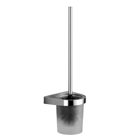CL. 1 Toilet Brush Set Wall-Mounted in Polished Chrome