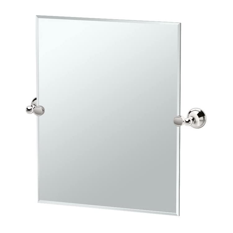 Laurel Ave 19-1/2x24" Pivot Rectangle Mirror in Pol. Nickel