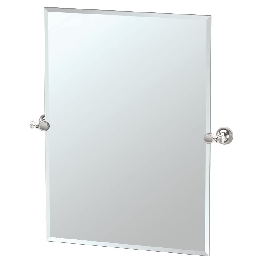 Tavern 23-1/2x31-1/2" Frameless Rectangle Mirror Pol. Nickel