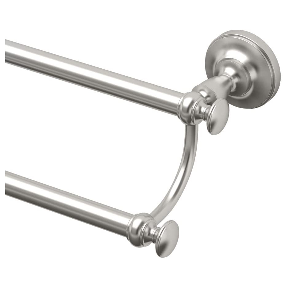 Tavern 24" Double Towel Bar in Satin Nickel