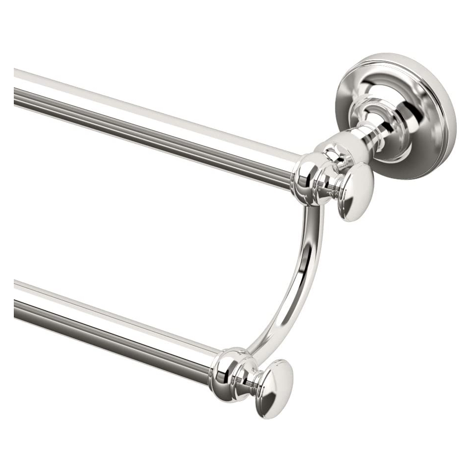 Tavern 24" Double Towel Bar in Polished Nickel
