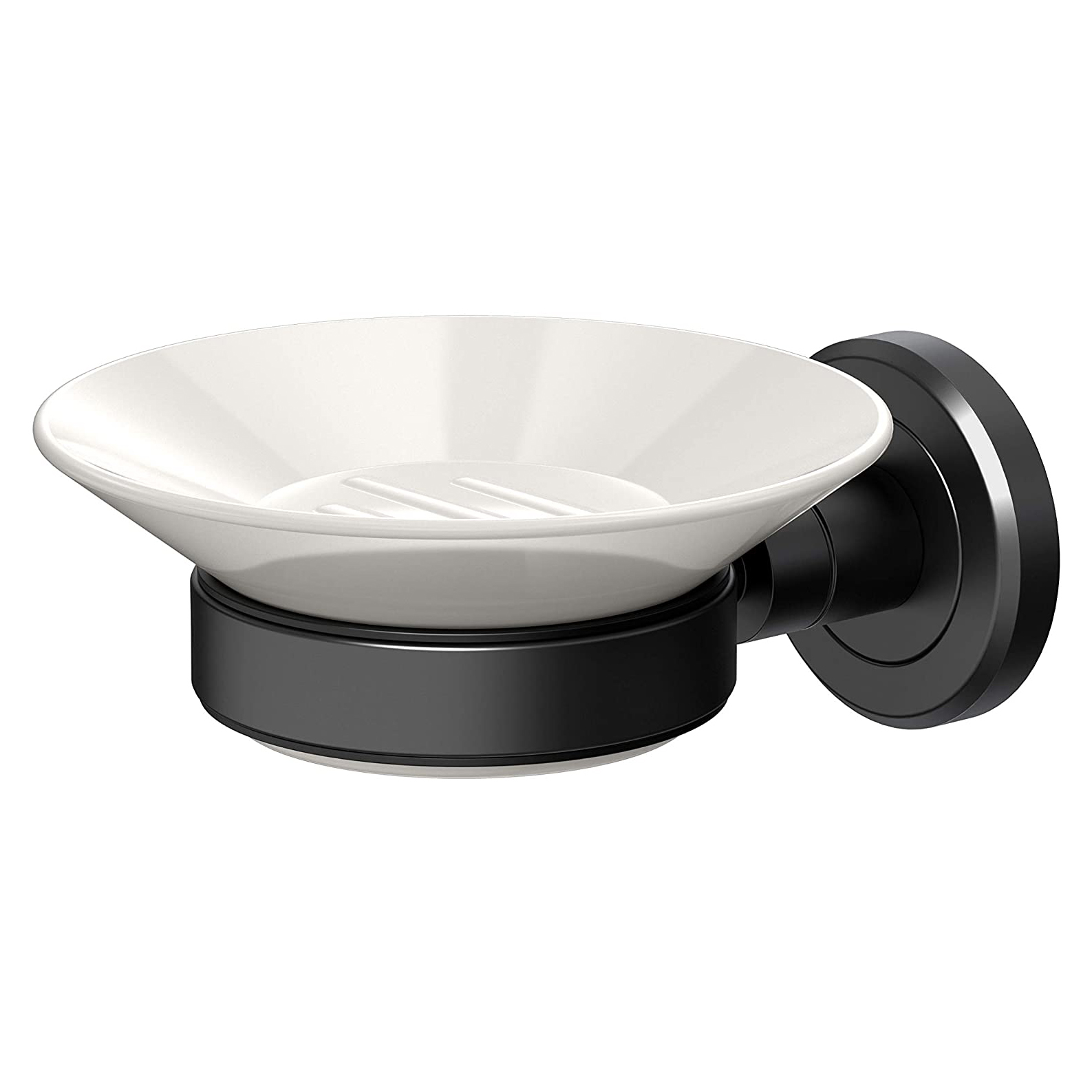 Latitude2 Soap Dish Holder in Matte Black