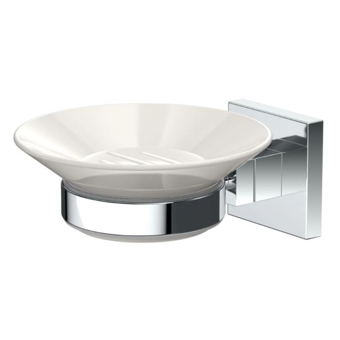 Elevate Soap Dish Holder in Chrome