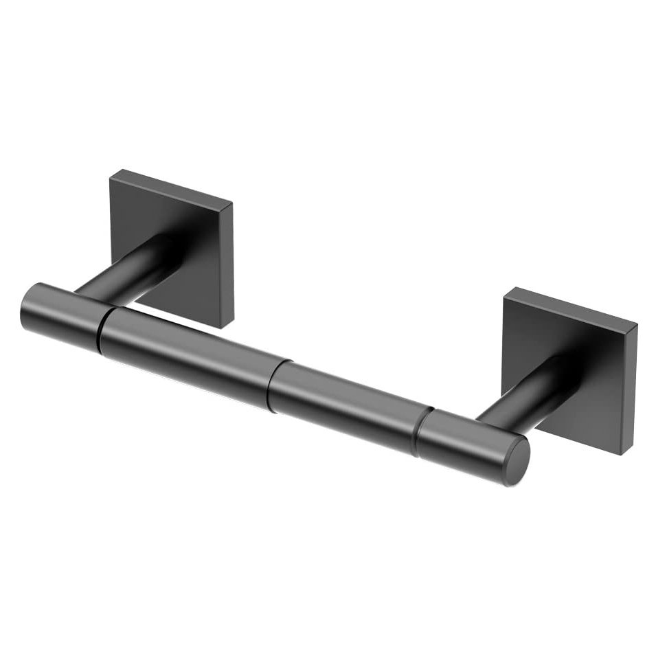 Elevate Traditional Toilet Tissue Holder in Matte Black