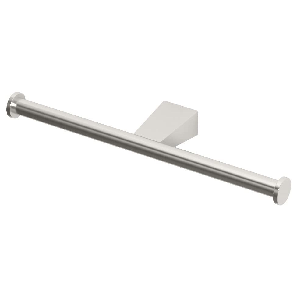 Bleu Double Euro Toilet Tissue Holder in Satin Nickel