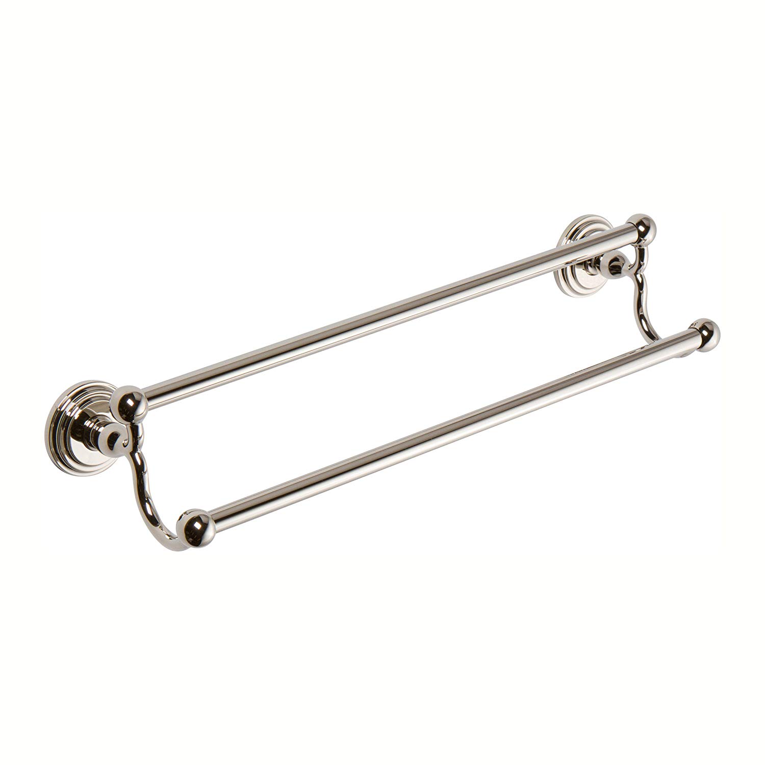 Chelsea 18" Double Towel Bar in Polished Nickel