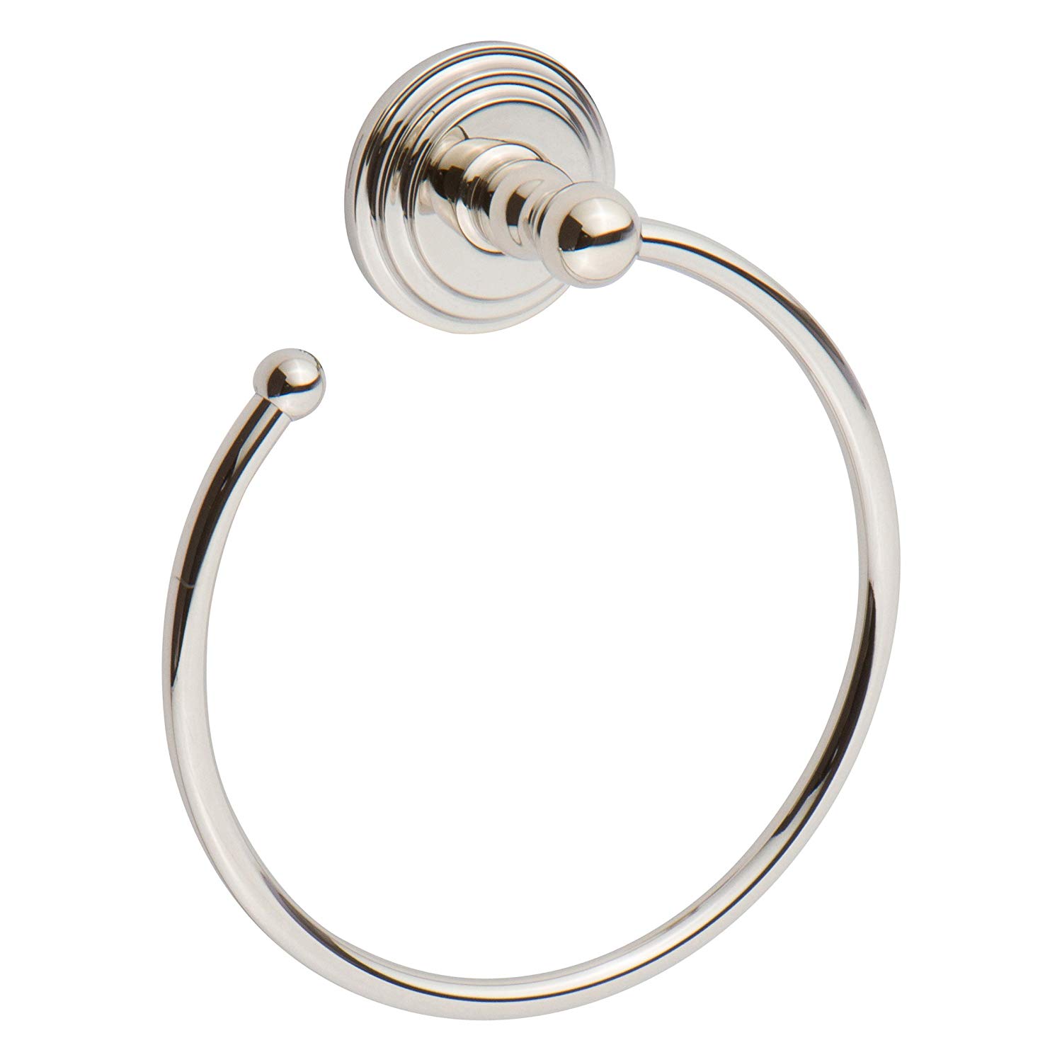 Chelsea Open Towel Ring in Polished Nickel