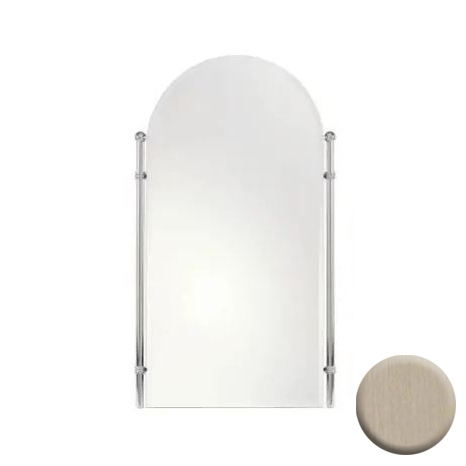 Chelsea Beveled Mirror Framed 20x35 Satin Nickel