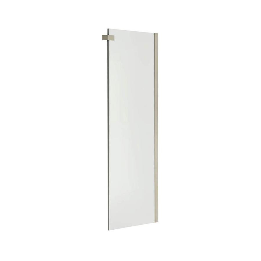 Halo Return Panel for 34" Base w/Clear Glass & Nickel Frame