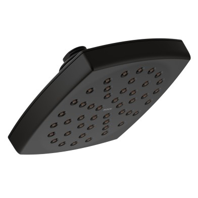 Voss Single-Function Rainshower Showerhead In Matte Black 