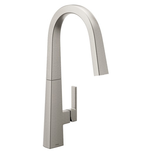 Nio Single Hole Pull-Down Kitchen Faucet in Spot Resist Stainless