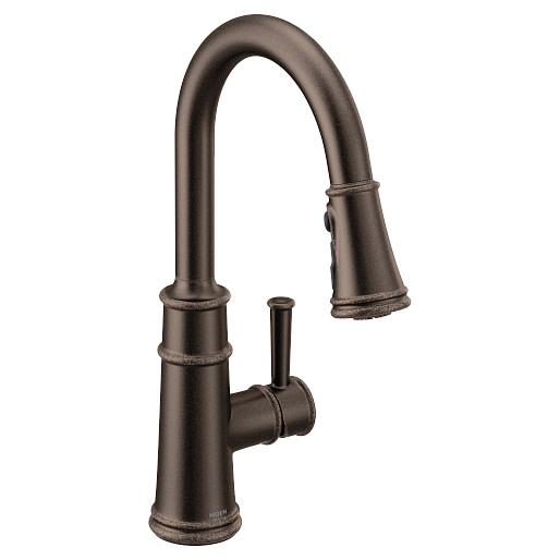 Belfield 1-Handle High Arc Pulldown Kitchen Faucet in Bronze