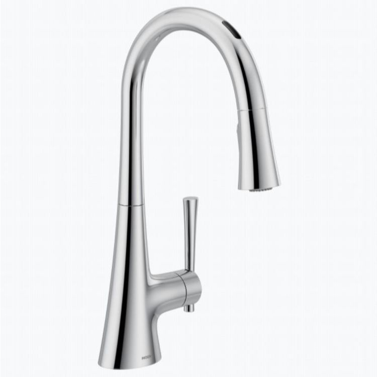 Kurv U by Moen Smart Faucet Kitchen Faucet in Chrome