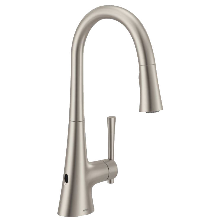 Kurv MotionSense Wave 1-Handle Kitchen Faucet in Stainless