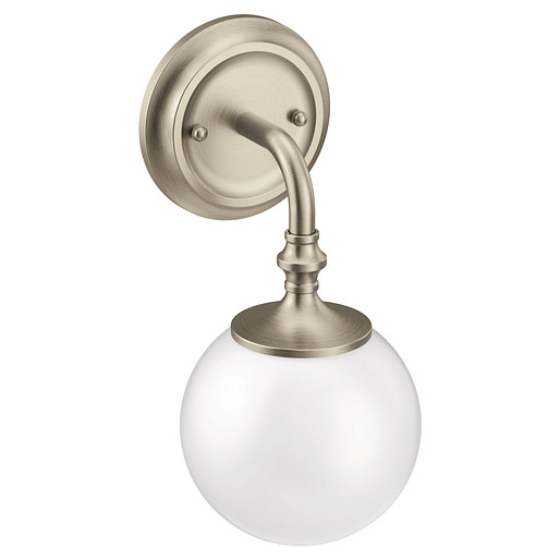 Colinet 1-Globe Light Fixture in Brushed Nickel
