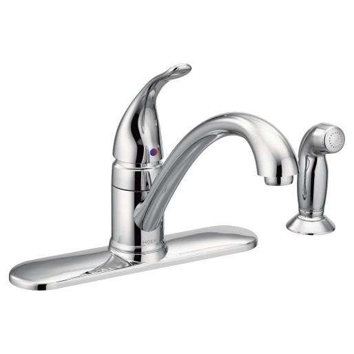 Torrance 2 or 4 Hole Kitchen Faucet w/Side Spray in Chrome