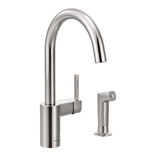 Align 2 Hole Kitchen Faucet w/Side Spray in Chrome