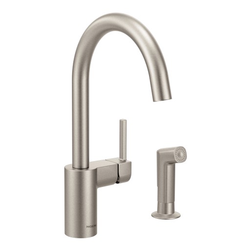 Align 2 Hole Kitchen Faucet w/Side Spray in Spot Resist Stainless