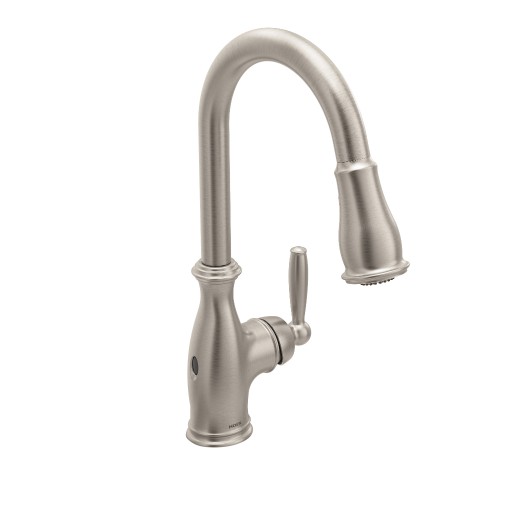 Brantford 1 or 3 Hole MotionSense Wave Kitchen Faucet in Stainless