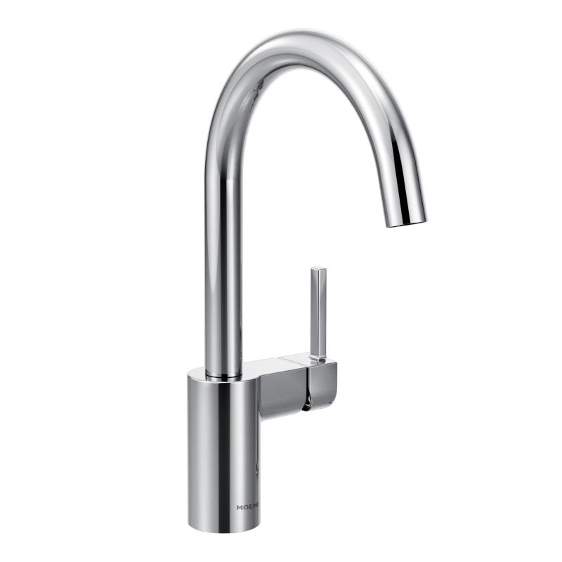 Align 1 or 3 Hole High Arc Kitchen Faucet in Chrome