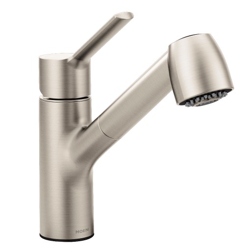 Method 1 or 3 Hole Pullout Kitchen Faucet in Spot Resist Stainless