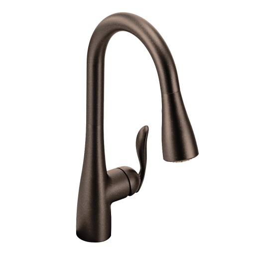 Arbor Single Handle High Arc Pull-Down Spray Kitchen Faucet Oil Rubbed Bronze