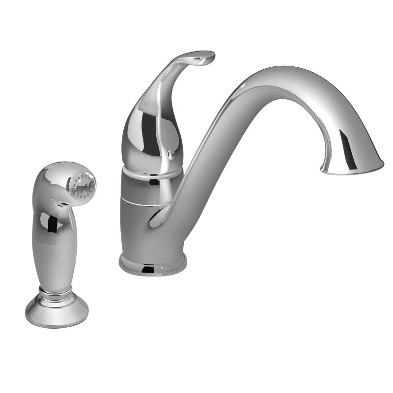 Camerist 2 Hole Kitchen Faucet w/Side Spray in Chrome