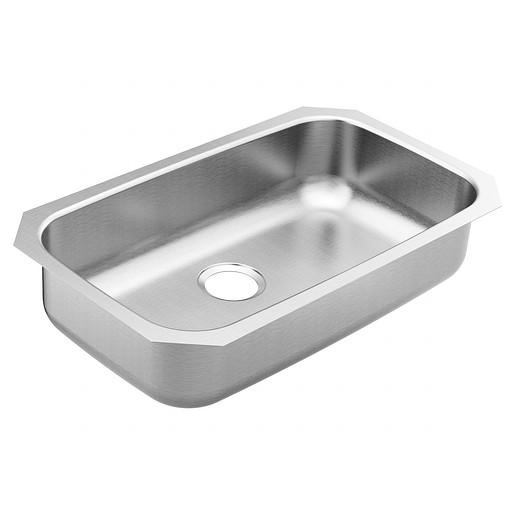 1800 Series 30-1/2x18-1/4x7" SS Single Bowl Kitchen Sink