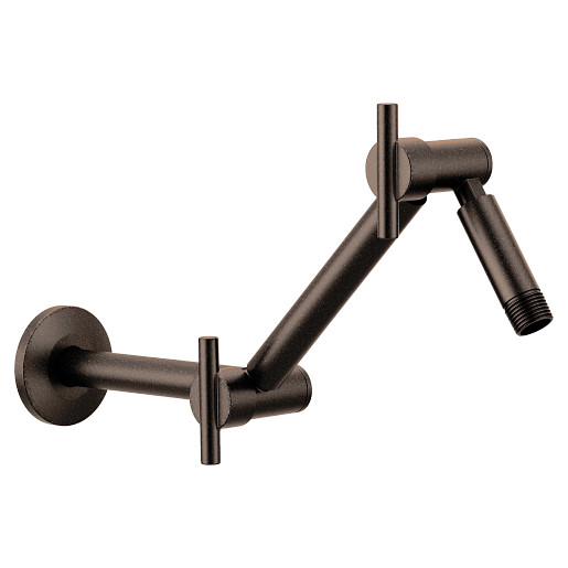 Adjustable Shower Arm & Flange in Oil Rubbed Bronze