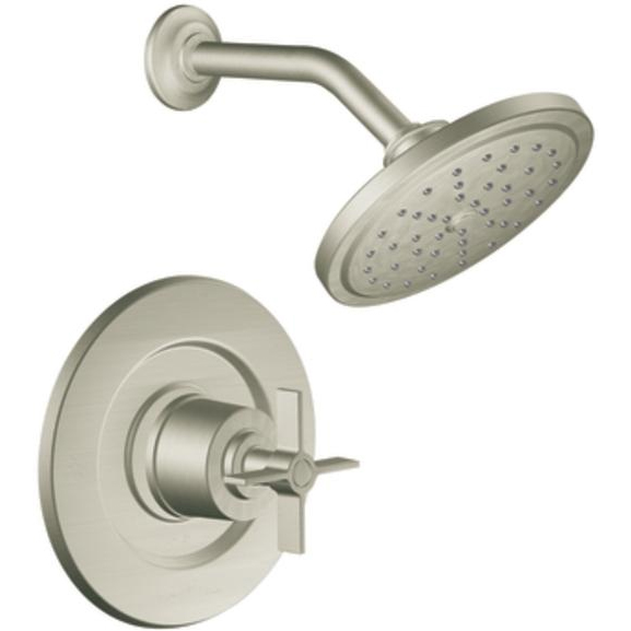 Solace Shower Trim W/Single-Function Showerhead In Brushed Nickel
