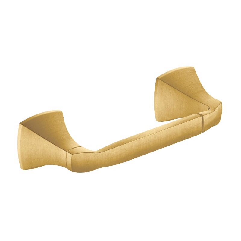Voss Pivoting Toilet Paper Holder in Brushed Gold
