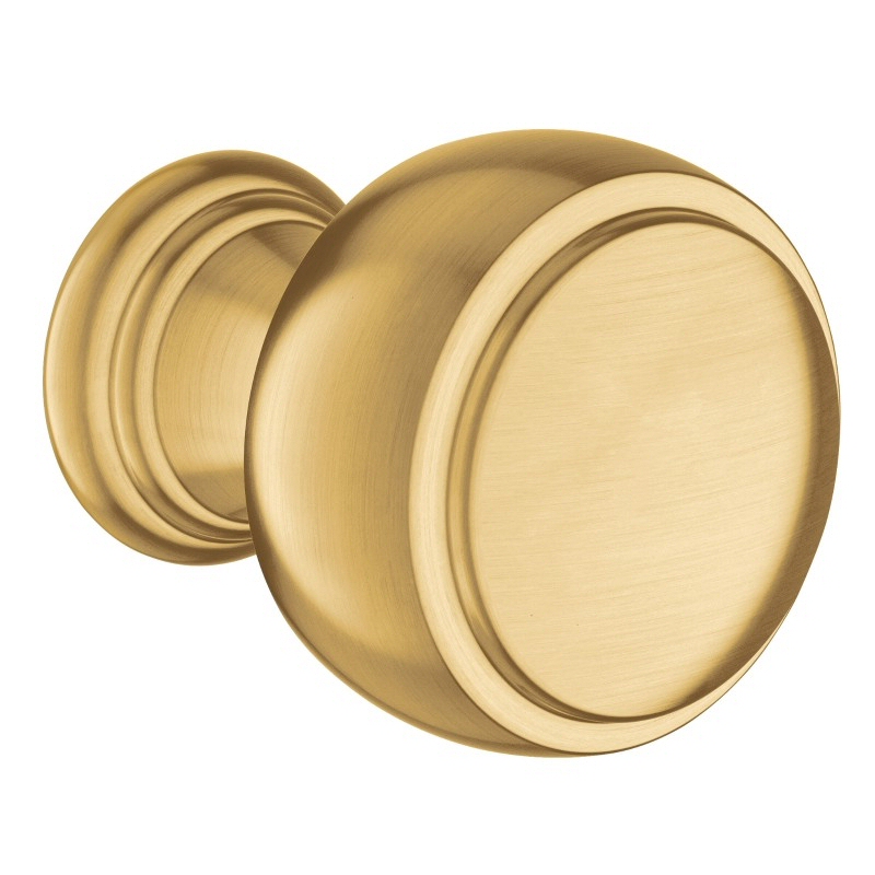 Weymouth Round Cabinet Knob in Brushed Gold (1 pc)